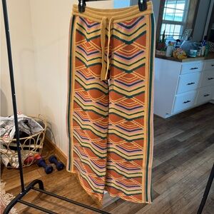 Free People Zeta Sweater Track Pants size M